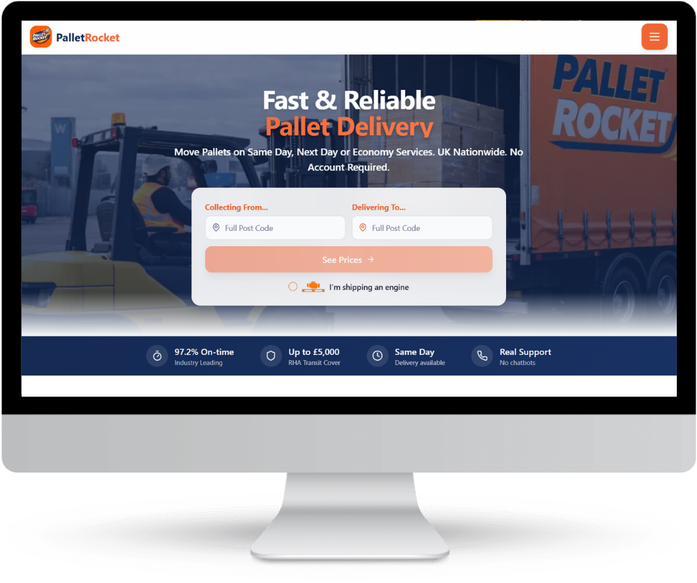 Pallet Rocket desktop