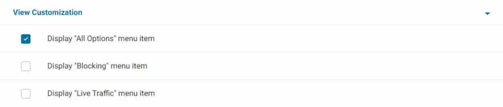 wordfence settings