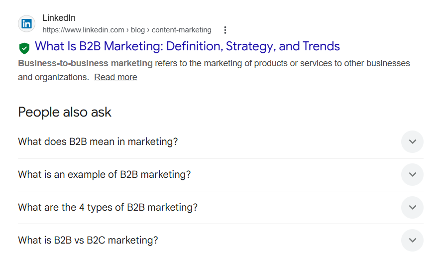 B2B Digital Marketing